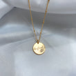 Champagne gold 18k jewellery brand in the UK for dainty pendants and necklaces