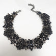 Black jewel choker necklace for women, arrives in branded gift box 