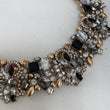 Black & Gold Statement Necklace - Not perfect but still beautiful