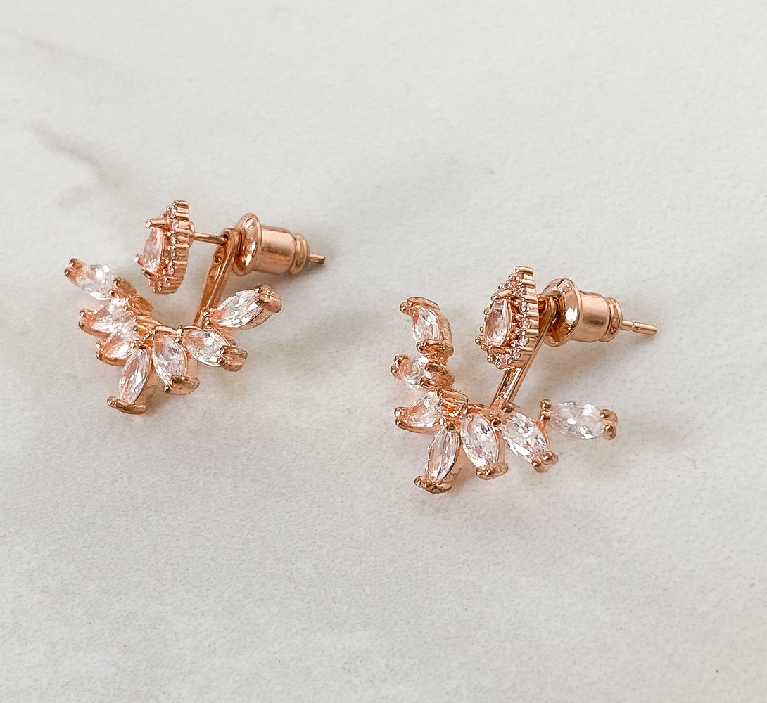 DEMI Statement Ear Jackets (Rose Gold, Gold & Silver)