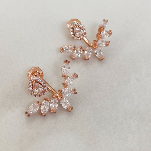 DEMI Statement Ear Jackets (Rose Gold, Gold & Silver)