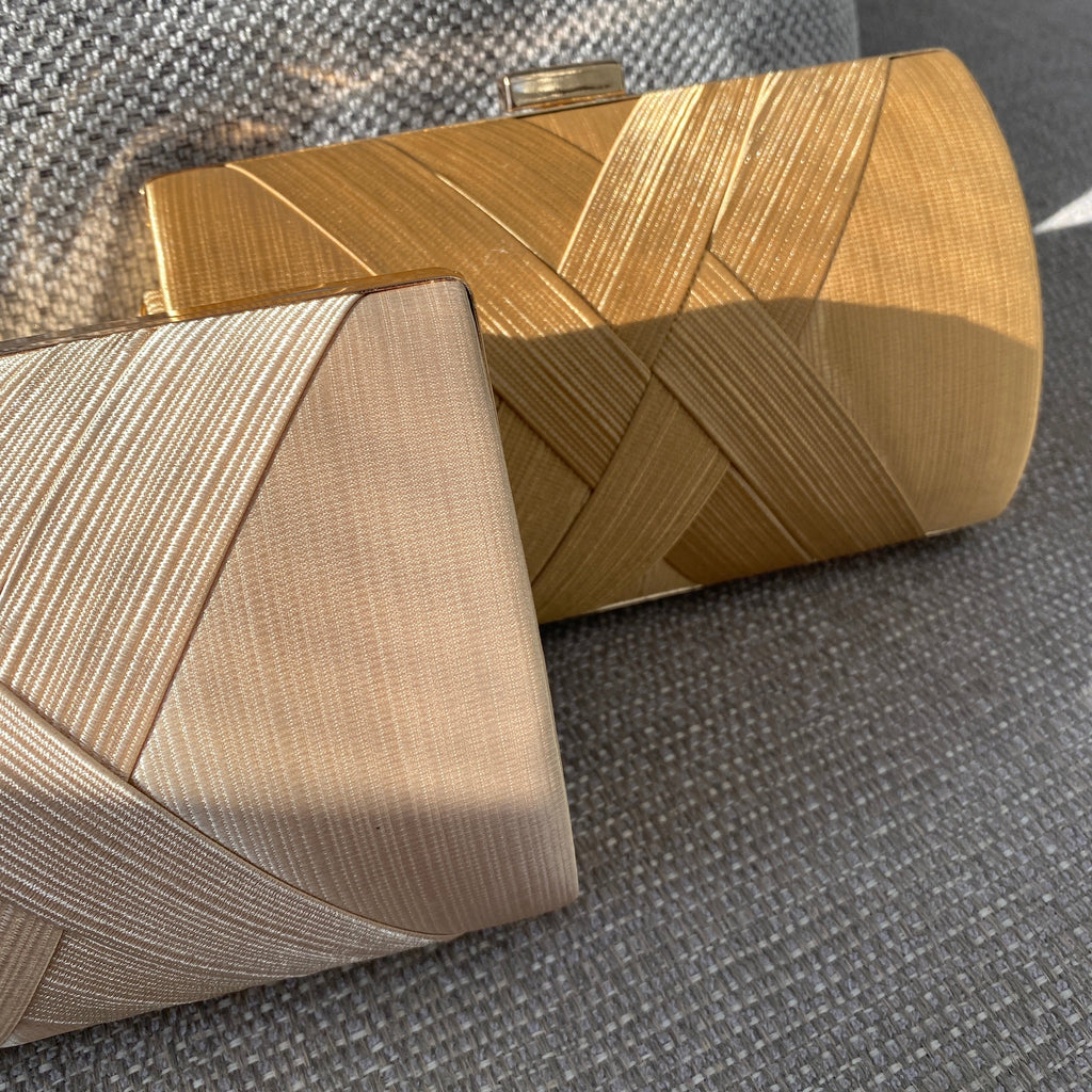 Gold Tassel Clutch Bag Chain Bag