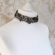 Grey jewels choker necklace