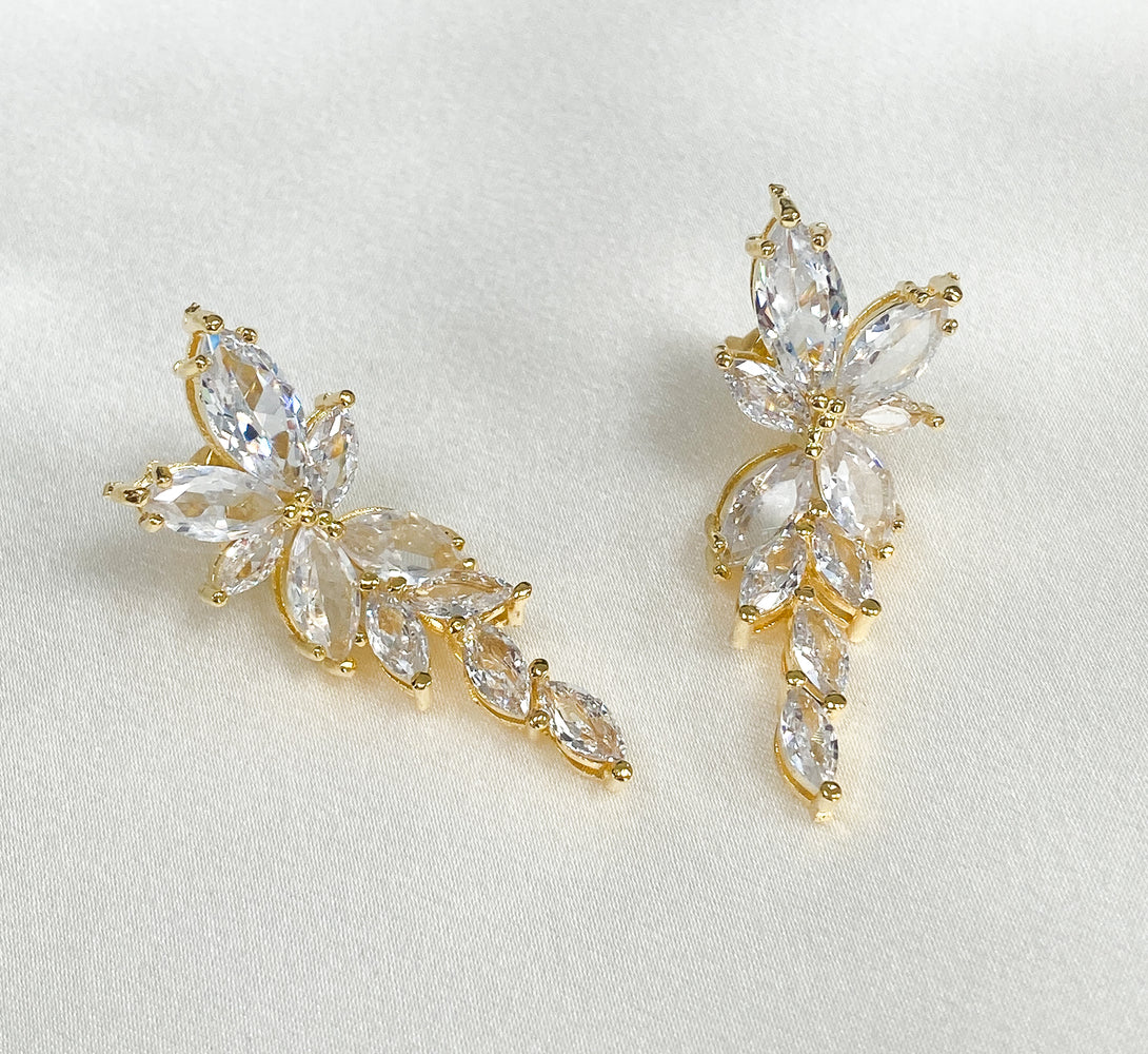 HOPE Rose Gold / Silver / Gold Crystal Earrings