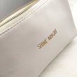 White & Gold Shine Bright Cosmetics Bag