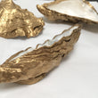 gold oyster jewellery trinket