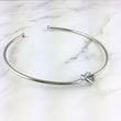 Knot Choker Necklace (Gold & Silver)