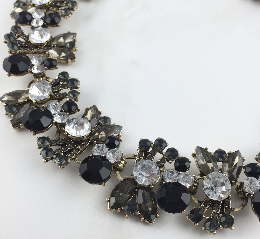 ANIYA Black Statement Necklace