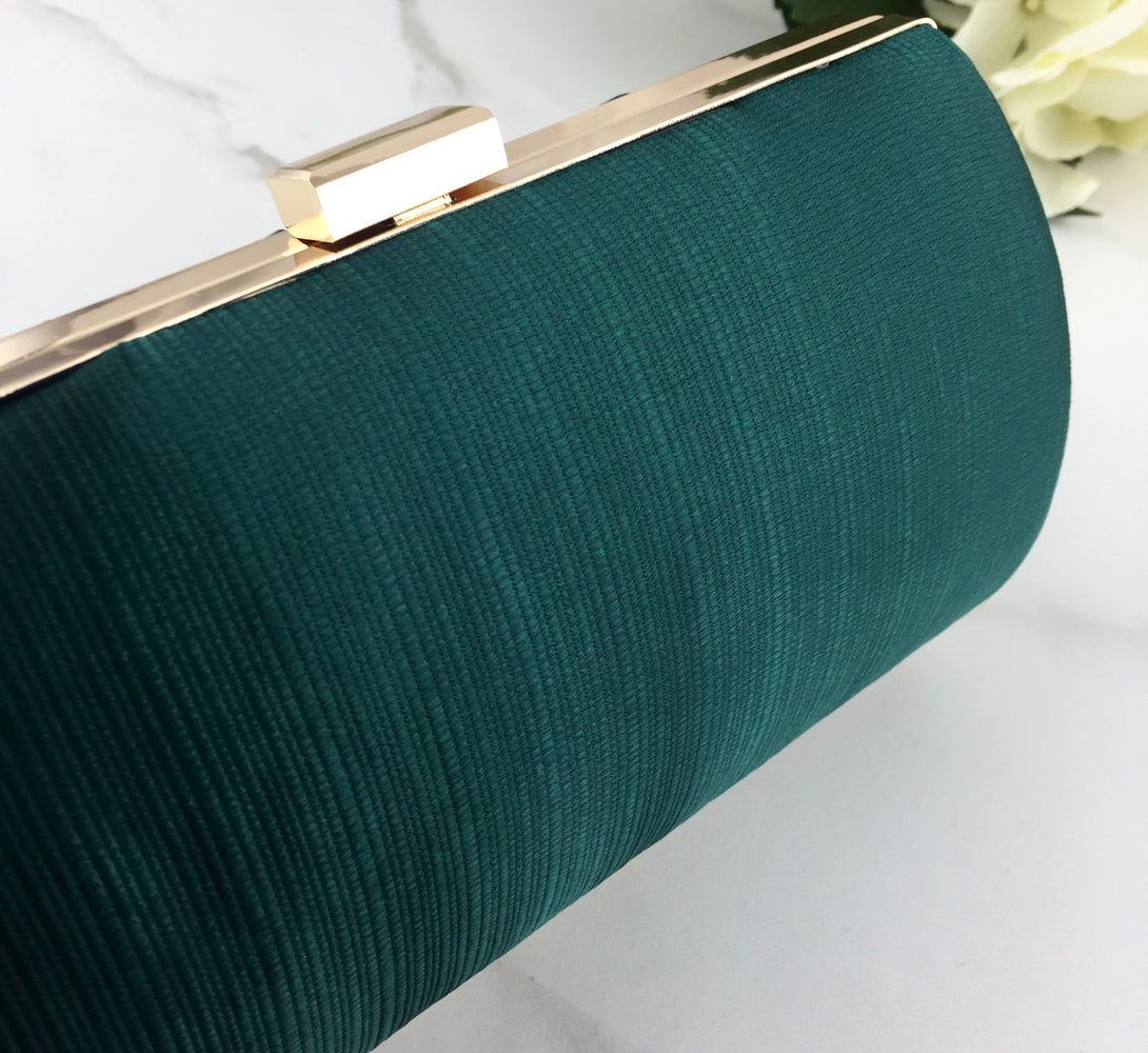 ROKA Emerald Tassel Clutch Bag