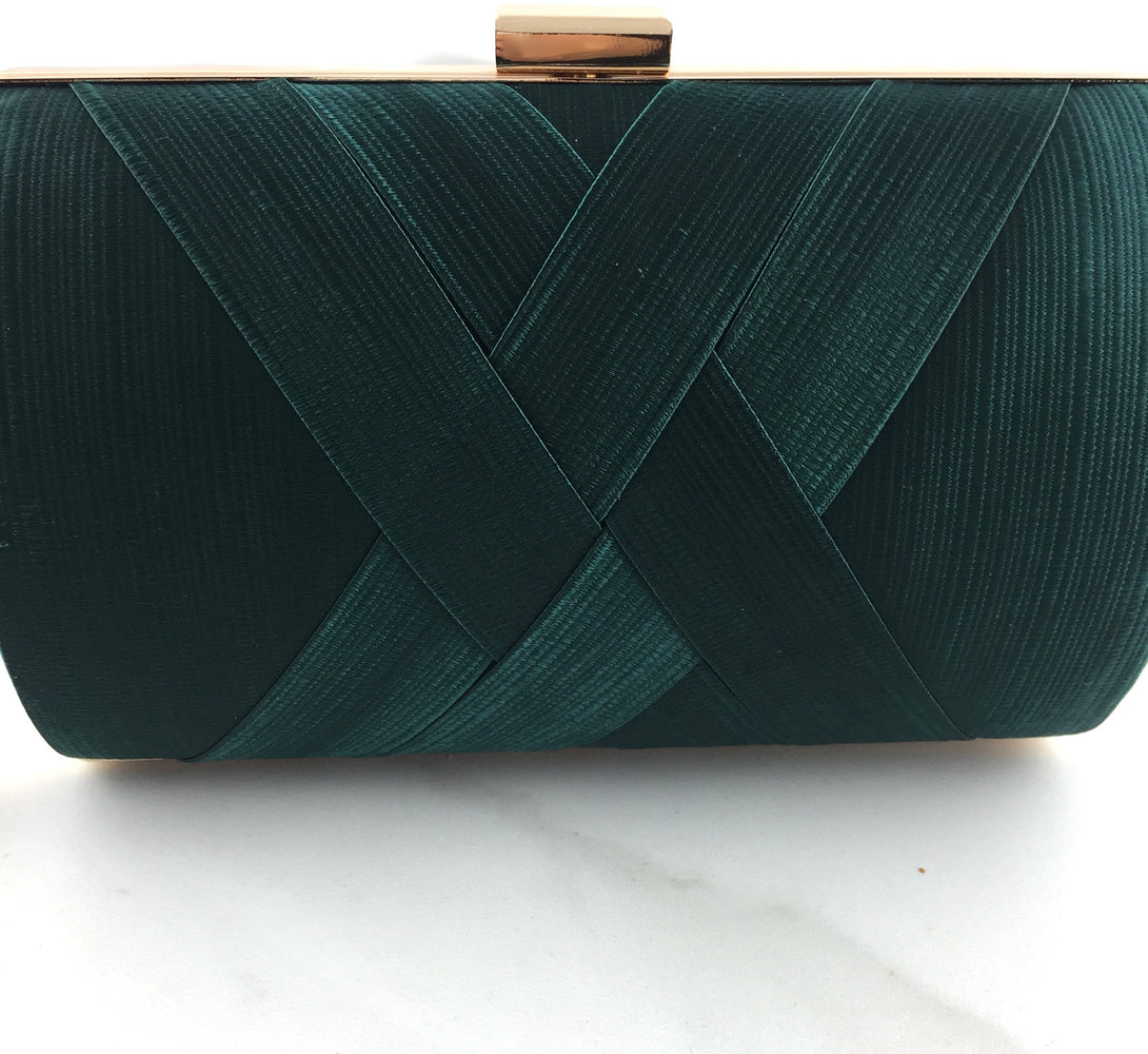 ROKA Emerald Tassel Clutch Bag