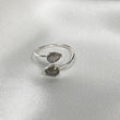 Sterling Silver Labradorite Crystal Teardrop Ring