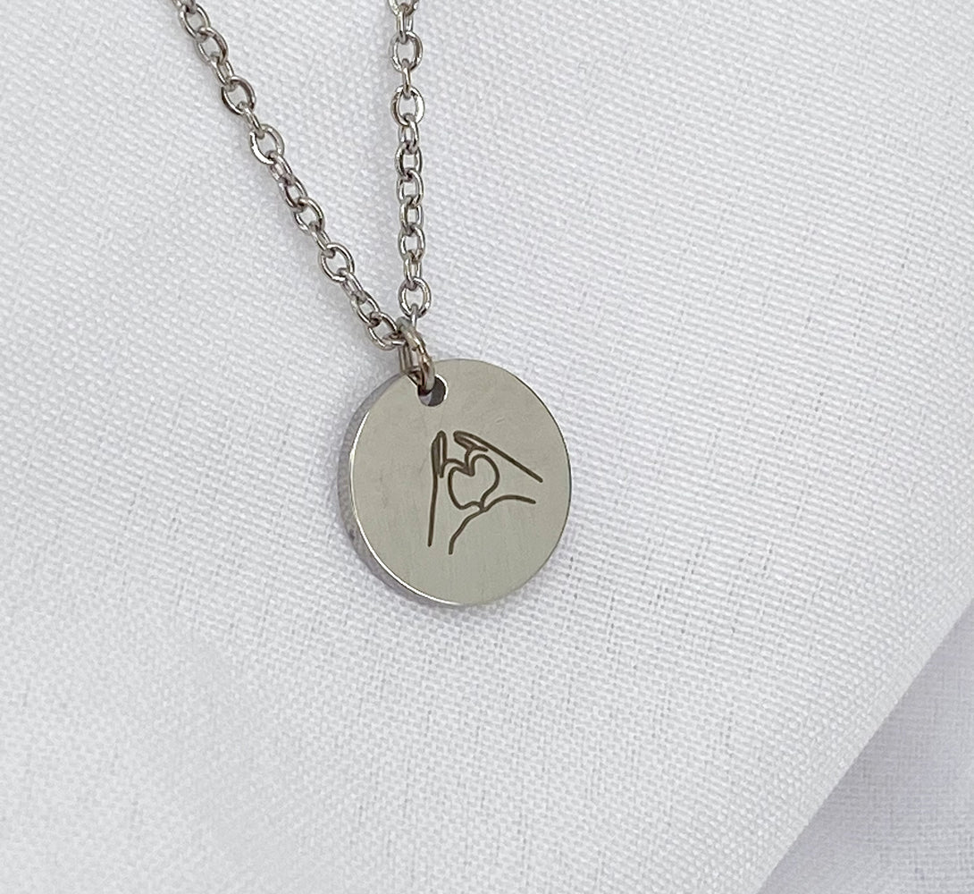 Full of Love Pendant Necklace ( 14k Gold / Rose Gold)