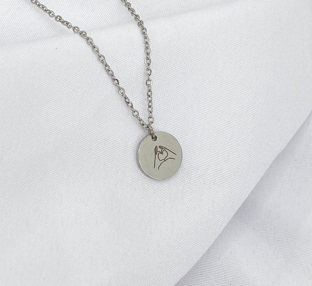 Full of Love Pendant Necklace ( 14k Gold / Rose Gold)