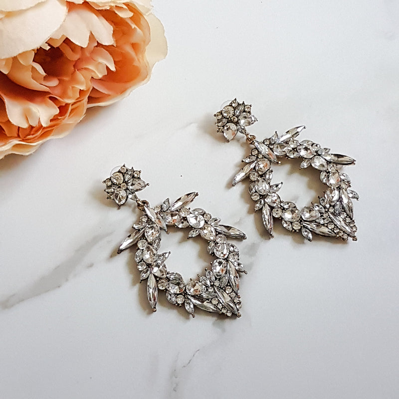 LUNA Large Jewel Earrings Women's Earrings - Main Image