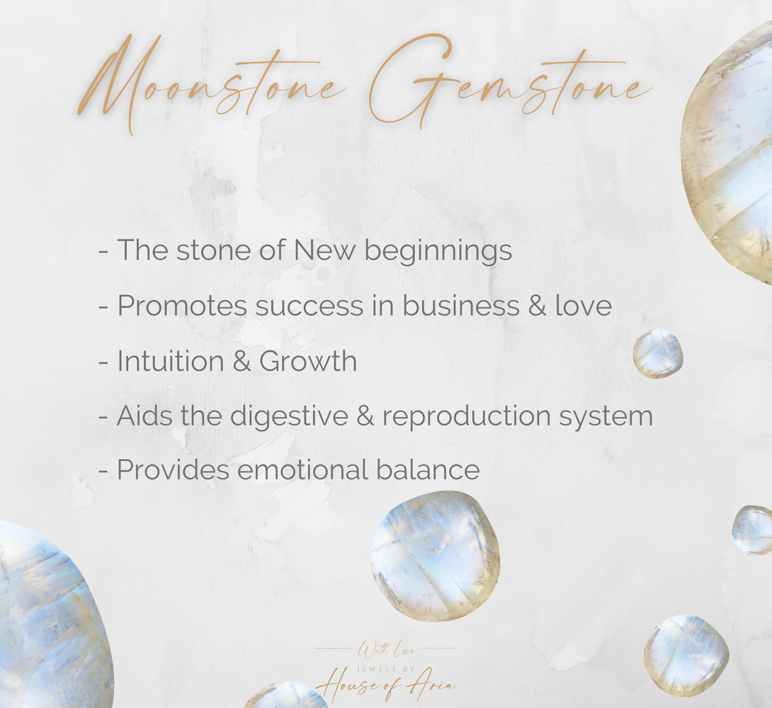 Moonstone healing and benefits for jewellery