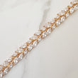 gold crystal choker necklace