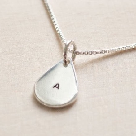 Sterling Silver Initial Necklace