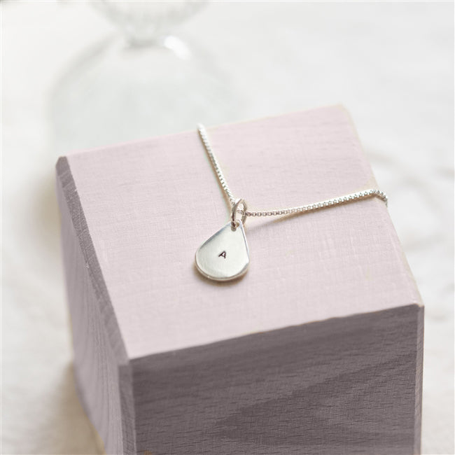 Sterling Silver Initial Necklace