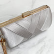 HARPER Silver Tassel Clutch Bag