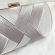 HARPER Silver Tassel Clutch Bag