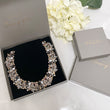 ZIA Black Jewel Necklace & Earring Set