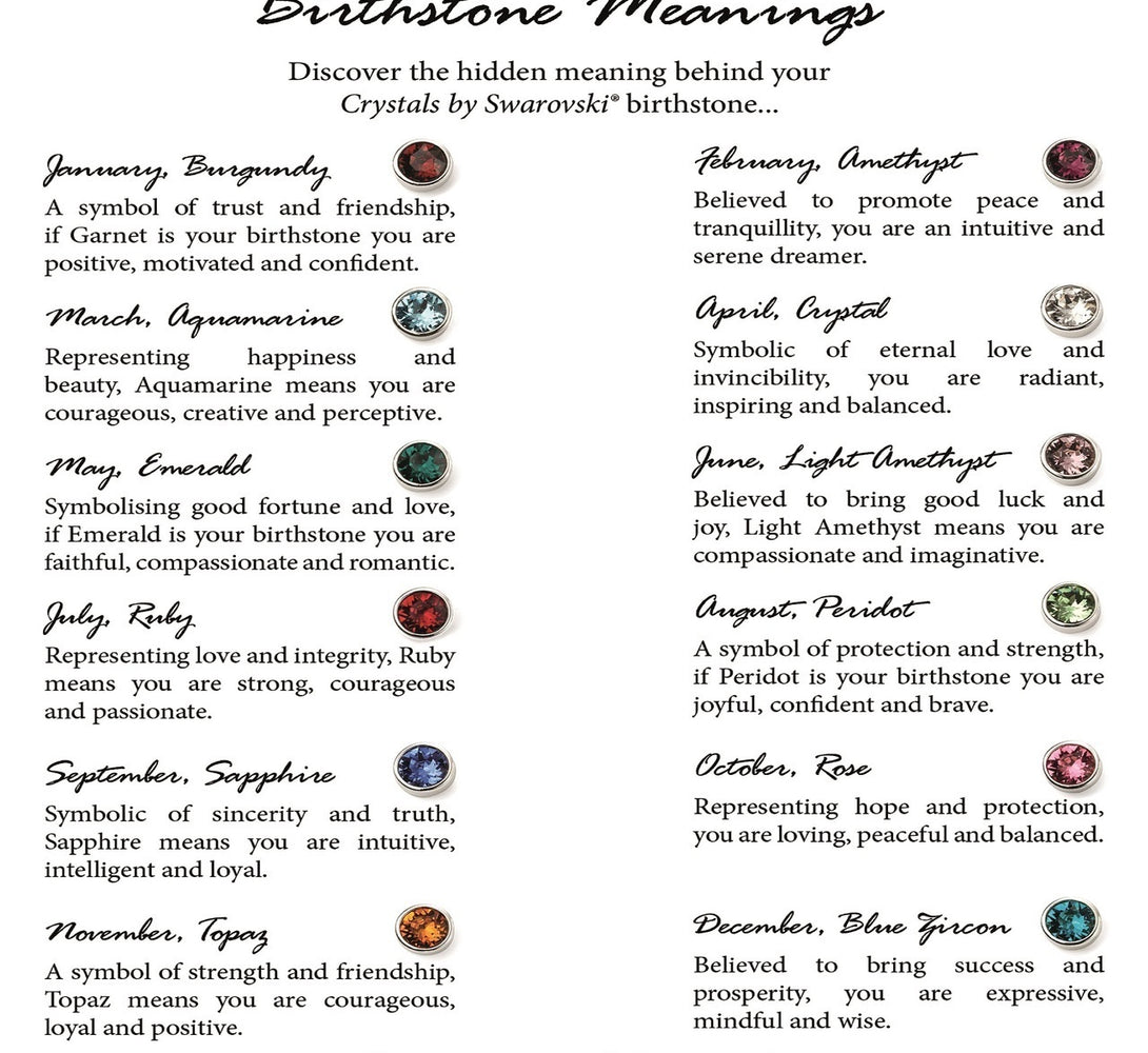 Birthstone gemstone meanings 