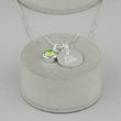 Silver Personalised Birthstone Necklace Swarovski Crystal