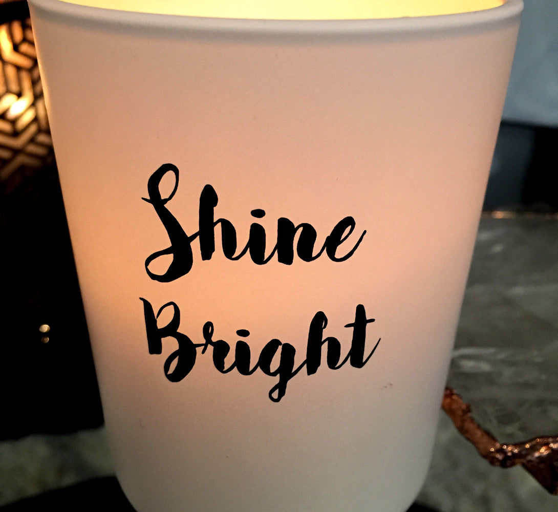 Shine Bright Rose Champagne Scented Candle