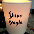 Shine Bright Rose Champagne Scented Candle