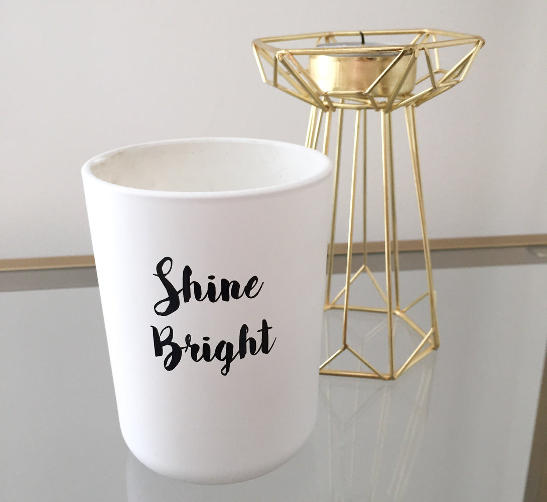 Shine Bright Rose Champagne Scented Candle