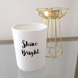 Shine Bright Rose Champagne Scented Candle