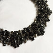 black rhinestone fancy necklace for her and graduation jewellery