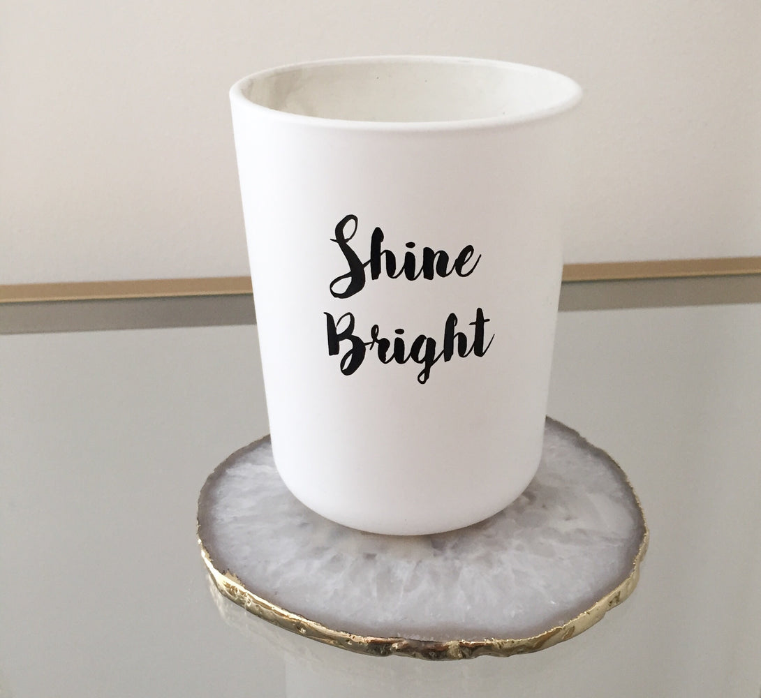 Shine Bright Rose Champagne Scented Candle