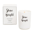 Shine Bright Rose Champagne Scented Candle