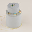 Swarovski birthstone gold necklace