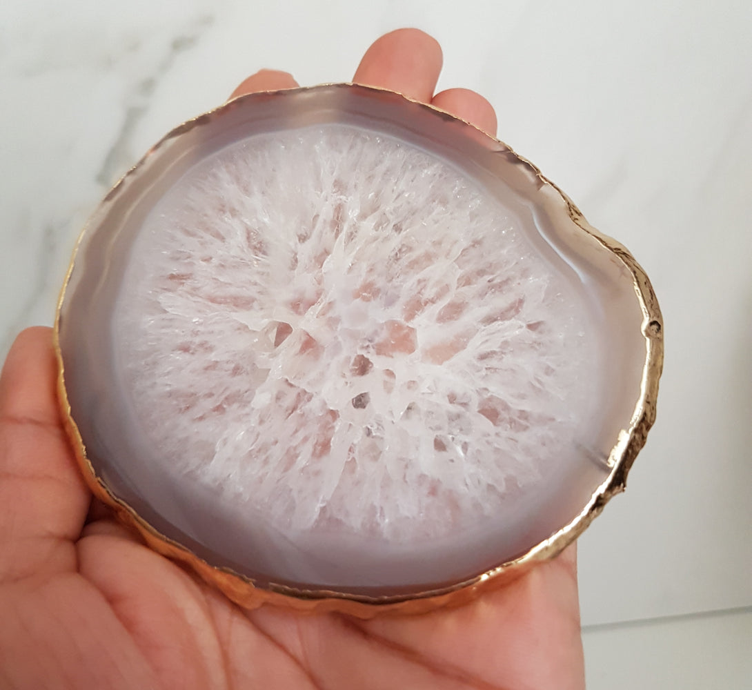 crystal geode home decor accessories inspiration